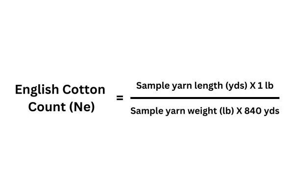 What is English Cotton Count? - Yarn Count