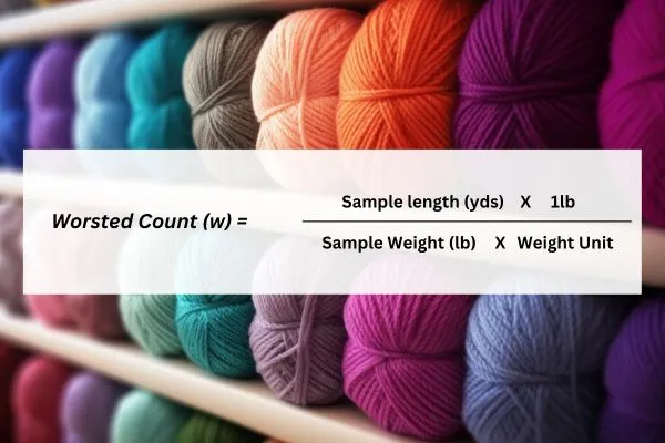 Figure: What is the Worsted Yarn Count