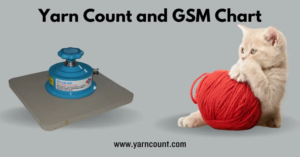 Yarn Count and GSM Chart
